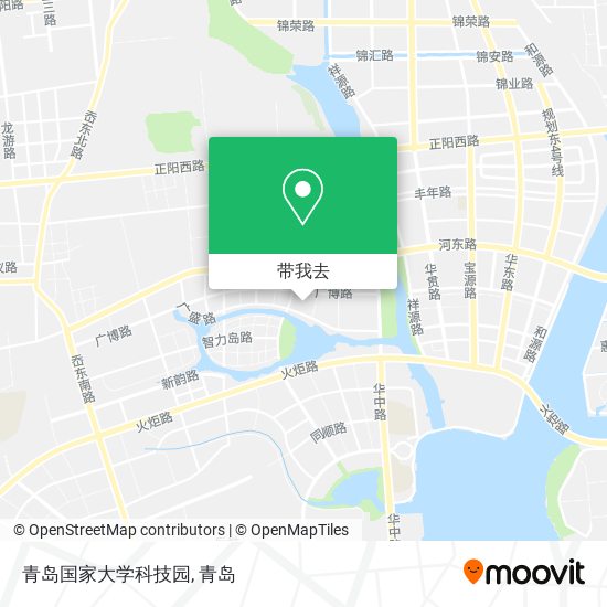 青岛国家大学科技园地图