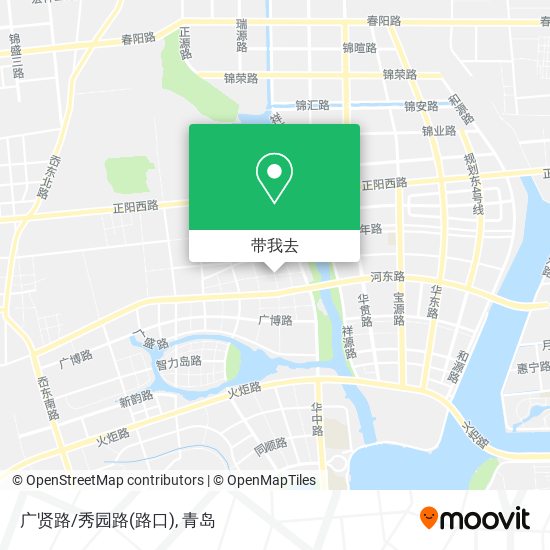 广贤路/秀园路(路口)地图