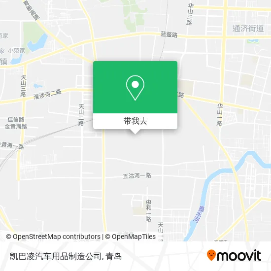 凯巴凌汽车用品制造公司地图
