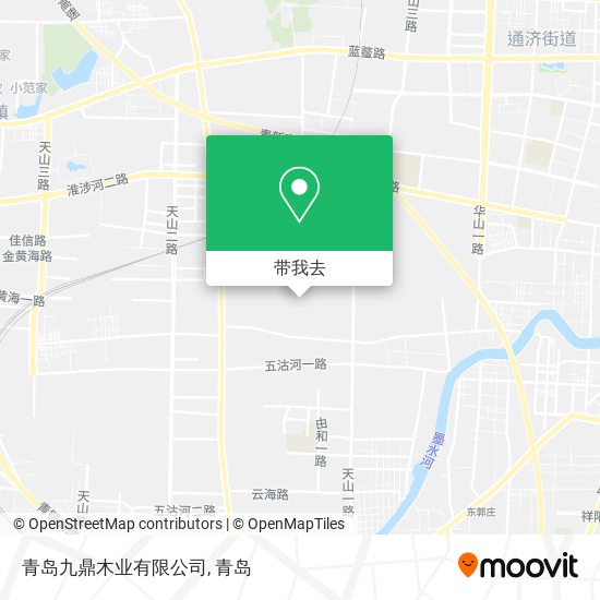 青岛九鼎木业有限公司地图