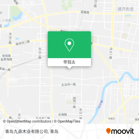 青岛九鼎木业有限公司地图