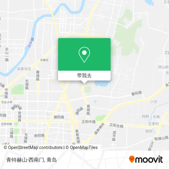 青特赫山-西南门地图