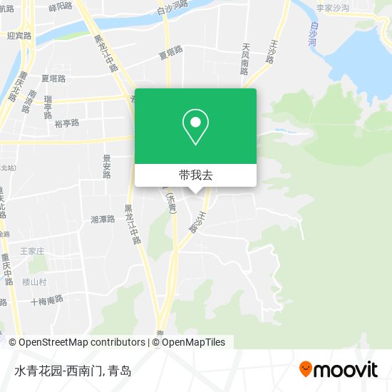 水青花园-西南门地图