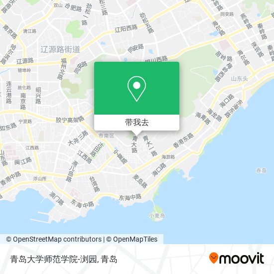 青岛大学师范学院-浏园地图