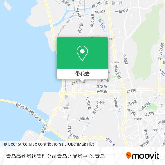 青岛高铁餐饮管理公司青岛北配餐中心地图
