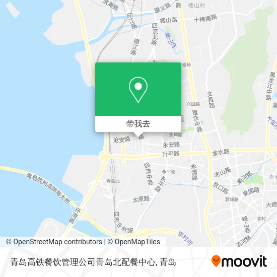 青岛高铁餐饮管理公司青岛北配餐中心地图