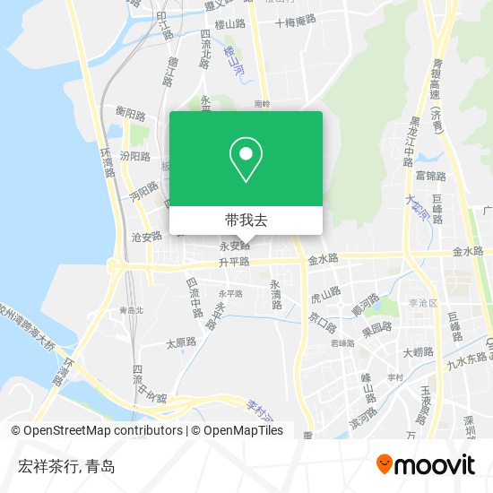 宏祥茶行地图