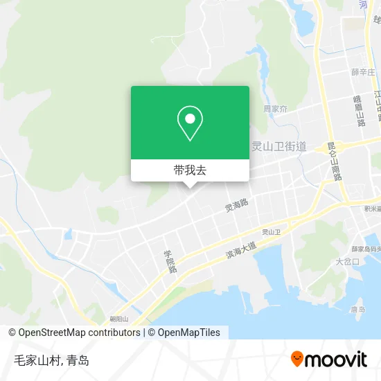 毛家山村地图