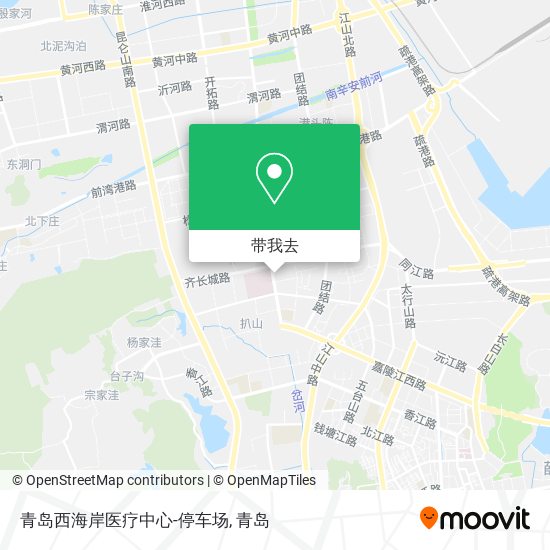 青岛西海岸医疗中心-停车场地图