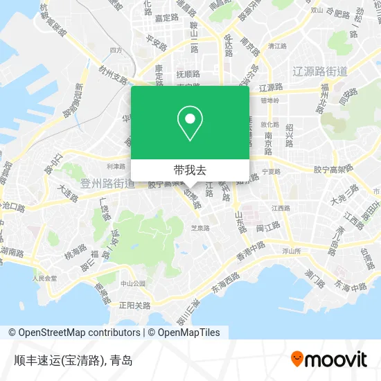 顺丰速运(宝清路)地图