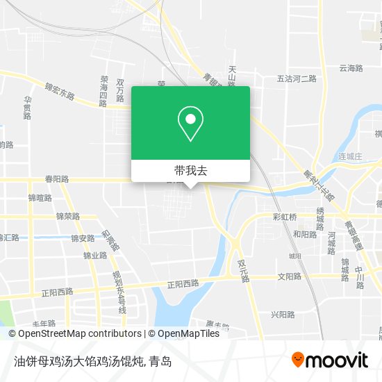 油饼母鸡汤大馅鸡汤馄炖地图