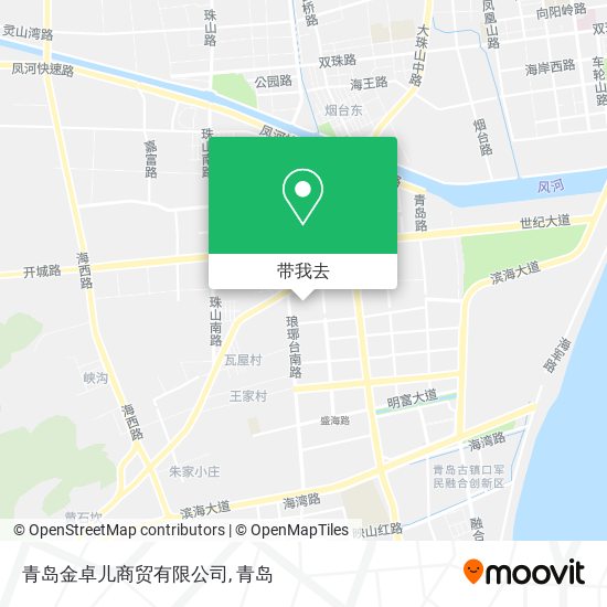 青岛金卓儿商贸有限公司地图