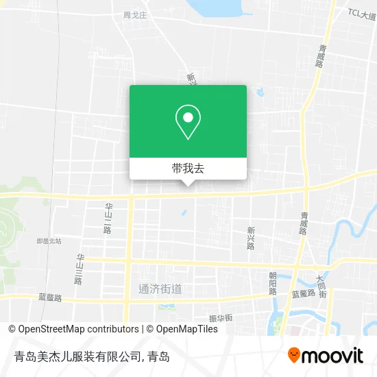 青岛美杰儿服装有限公司地图
