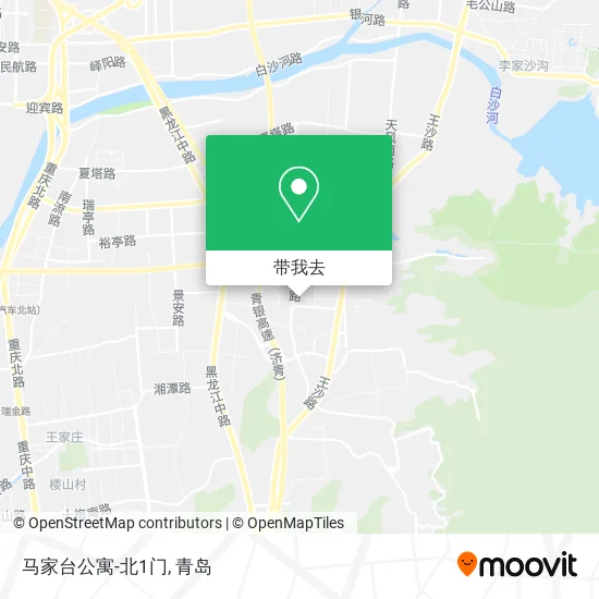 马家台公寓-北1门地图