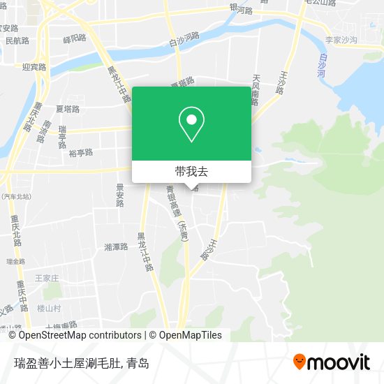 瑞盈善小土屋涮毛肚地图