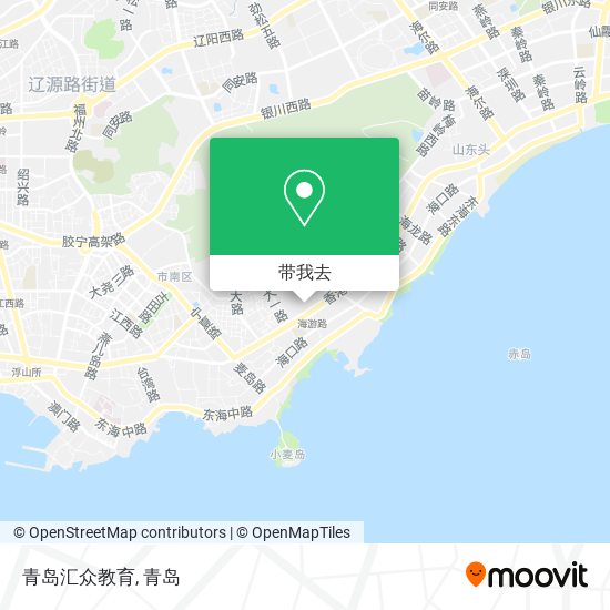 青岛汇众教育地图