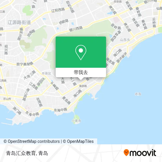 青岛汇众教育地图
