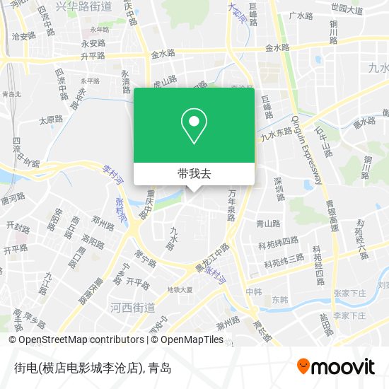街电(横店电影城李沧店)地图