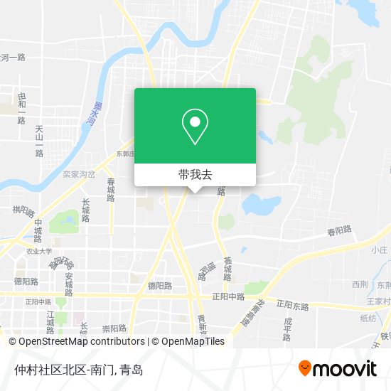 仲村社区北区-南门地图