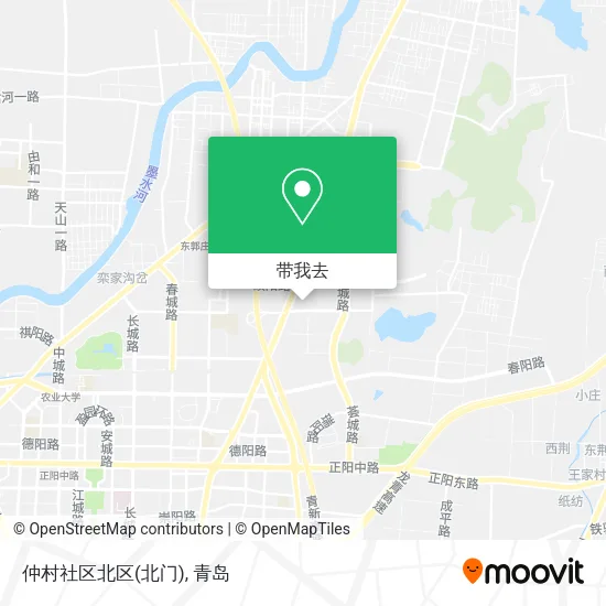 仲村社区北区(北门)地图