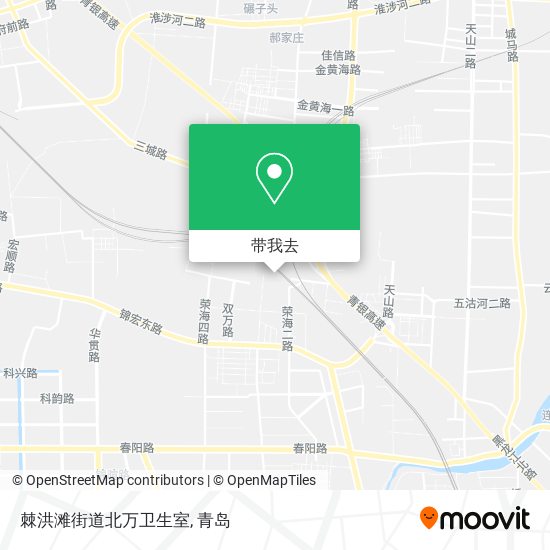 棘洪滩街道北万卫生室地图
