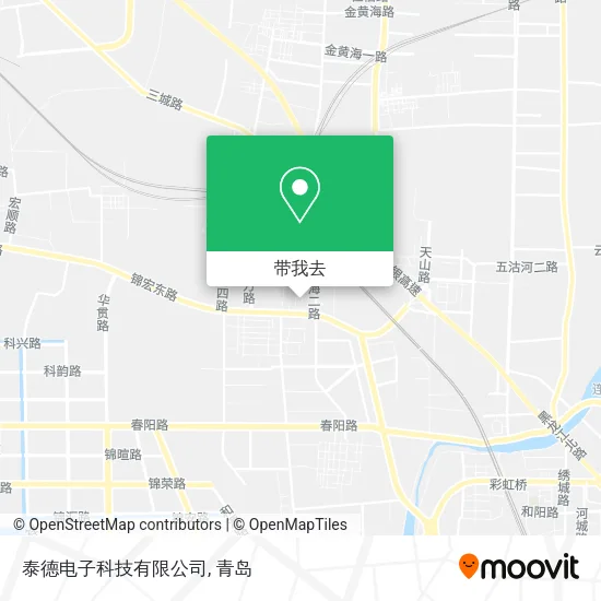泰德电子科技有限公司地图