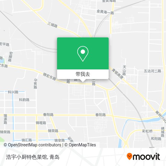 浩宇小厨特色菜馆地图