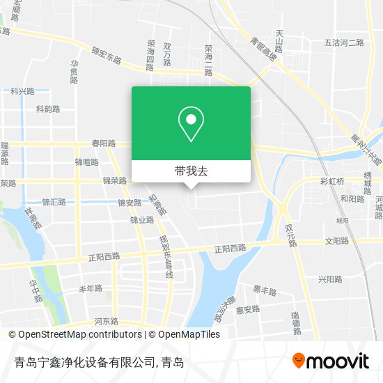 青岛宁鑫净化设备有限公司地图