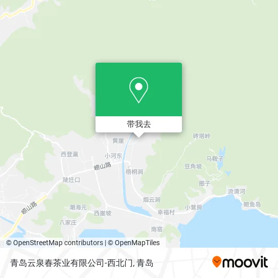 青岛云泉春茶业有限公司-西北门地图