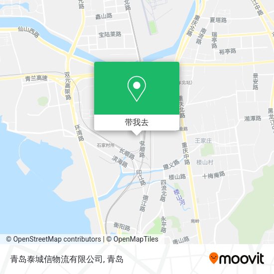 青岛泰城信物流有限公司地图