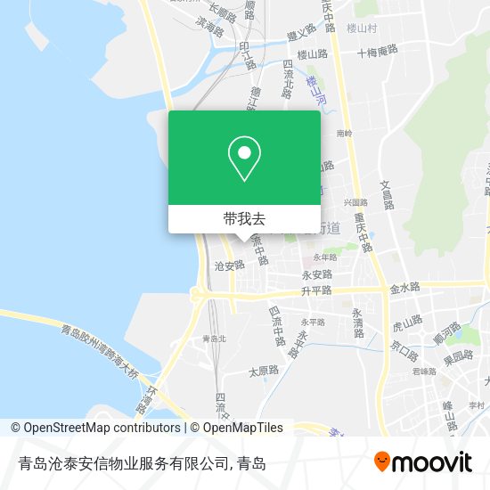 青岛沧泰安信物业服务有限公司地图