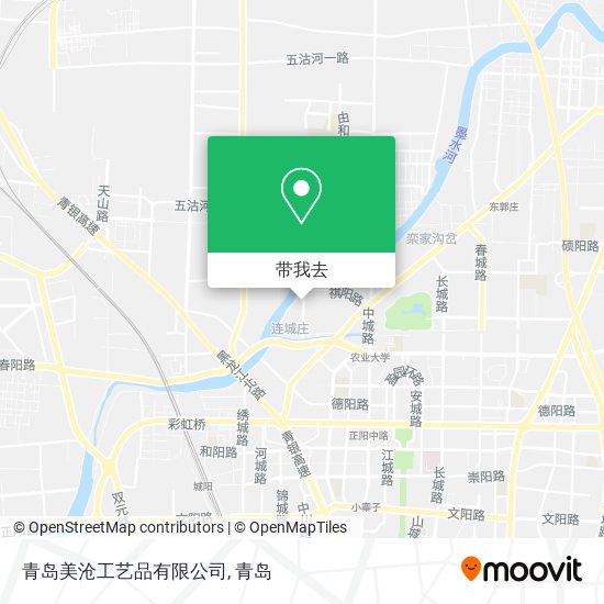 青岛美沧工艺品有限公司地图