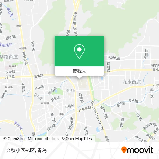 金秋小区-A区地图