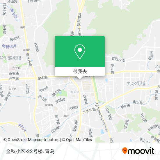 金秋小区-22号楼地图