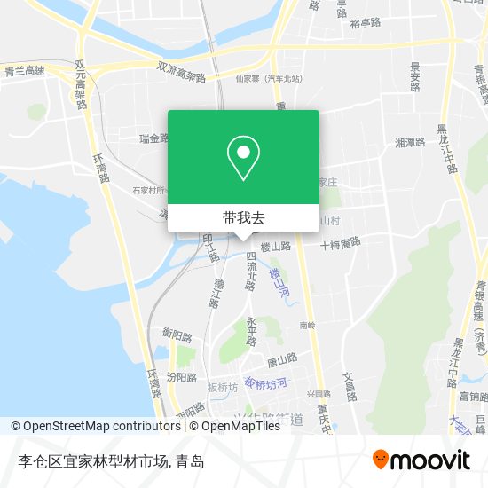 李仓区宜家林型材市场地图