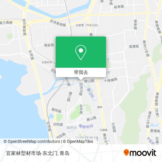 宜家林型材市场-东北门地图
