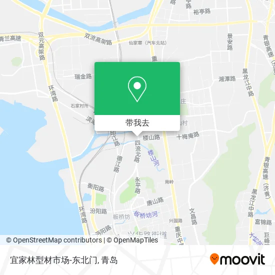 宜家林型材市场-东北门地图
