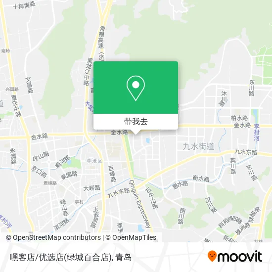 嘿客店/优选店(绿城百合店)地图