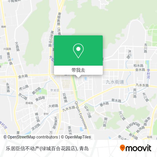 乐居臣信不动产(绿城百合花园店)地图