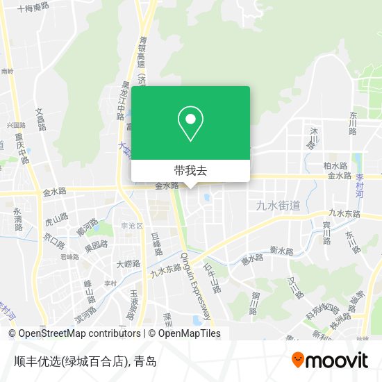 顺丰优选(绿城百合店)地图