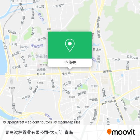 青岛鸿林置业有限公司-党支部地图