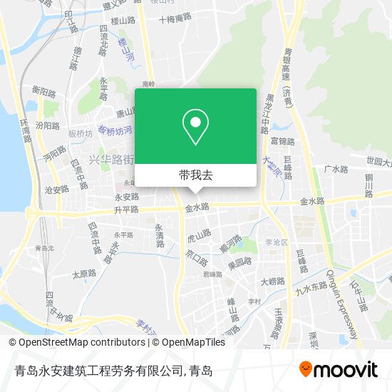 青岛永安建筑工程劳务有限公司地图