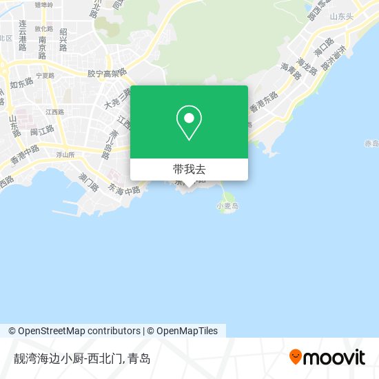 靓湾海边小厨-西北门地图