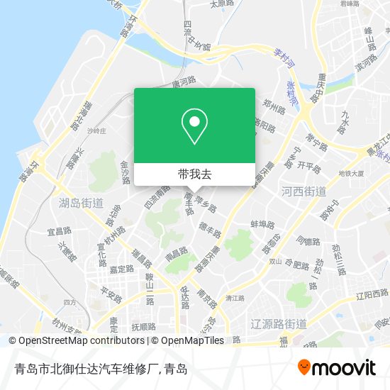 青岛市北御仕达汽车维修厂地图