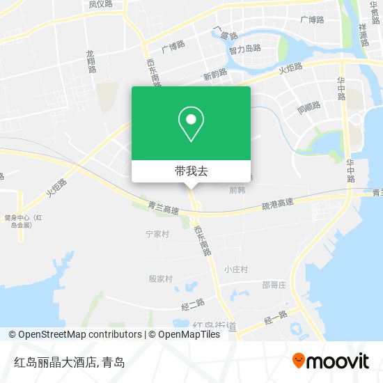 红岛丽晶大酒店地图