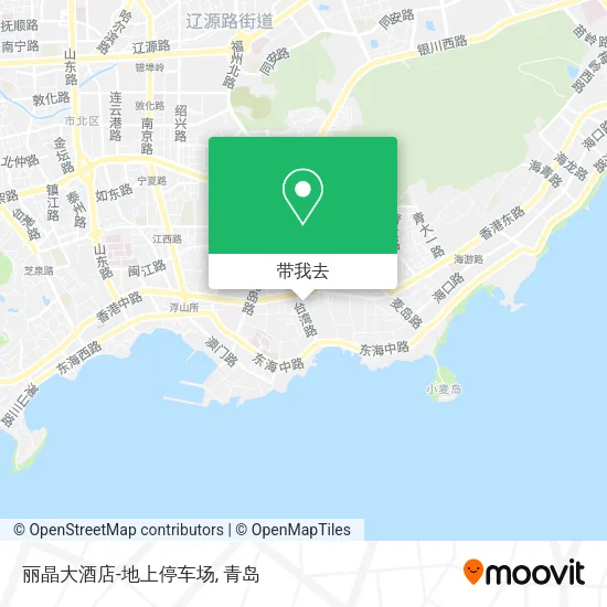 丽晶大酒店-地上停车场地图