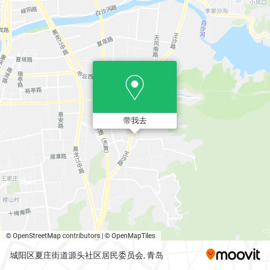 城阳区夏庄街道源头社区居民委员会地图