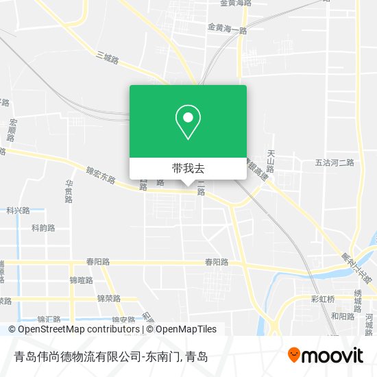 青岛伟尚德物流有限公司-东南门地图