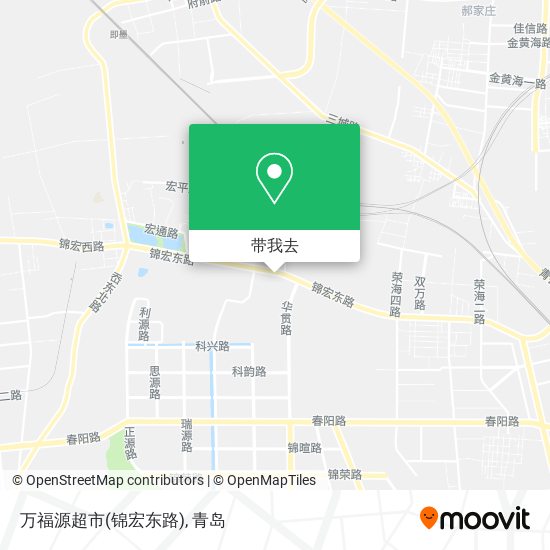 万福源超市(锦宏东路)地图