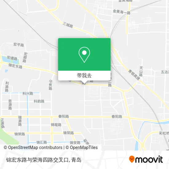 锦宏东路与荣海四路交叉口地图